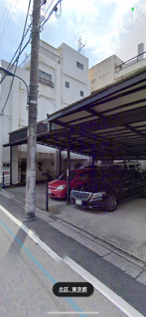 鉄骨造工作物　駐車場解体