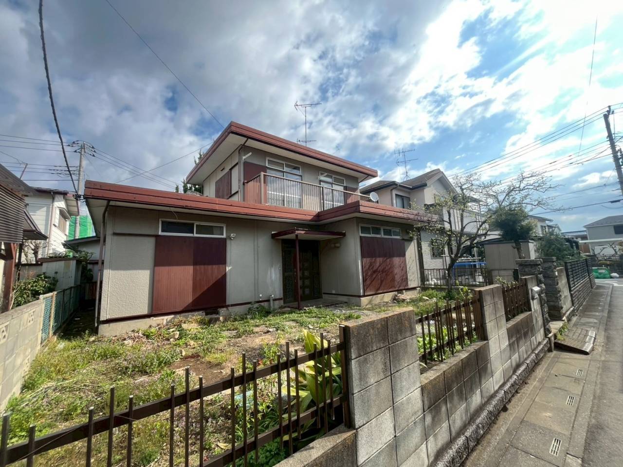 軽量鉄骨造2階建解体工事